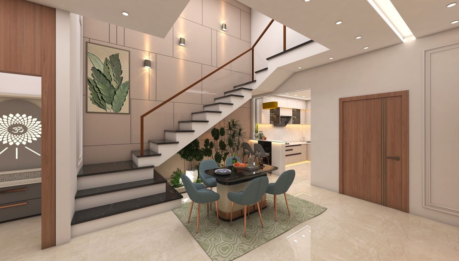 Vaastu-Compliant Interior Layout