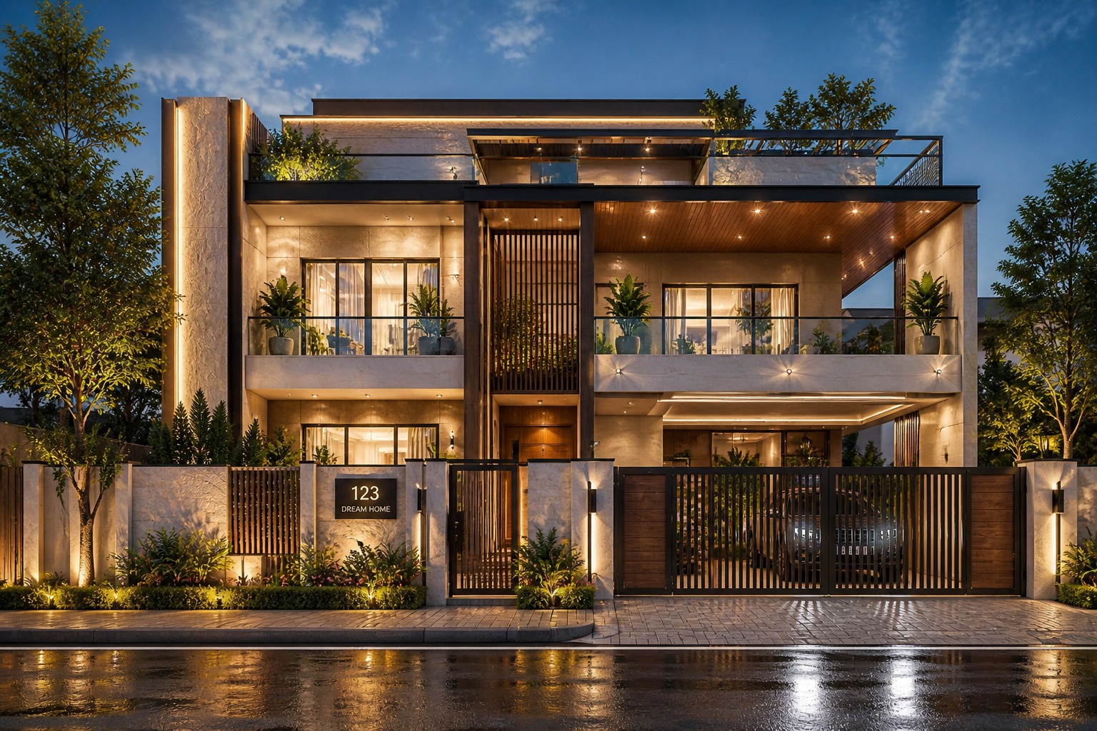 Amaze Architects — House No. 3, Ajmer (Villa Elevation)